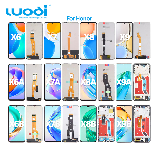 Factory Wholesale Phone Lcd Display for Honor X6 X6A X6B X7 X7A X7B X8 X8A X8B X9 X9A X9B Lcd for Honor Screen Assembly