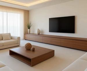 Тумба под телевизор из экологически чистой сосны напрямую от производителя: напольная конструкция для современного дизайна гостиной - Product Image 2