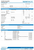 Alimentation électrique AC/DC à quatre sorties Mornsun LM30-00J0512-03E 30W à montage sur circuit imprimé, utilisation industrielle, blindage métallique IEC61000-4 EN55022