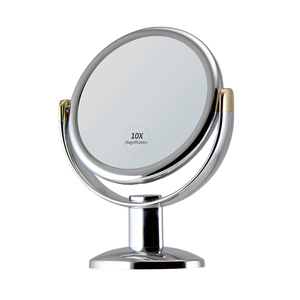 Gương Trang Điểm Phóng Đại Hai Mặt Bạc Mạ Crôm Xoay 360 - Product Image 1