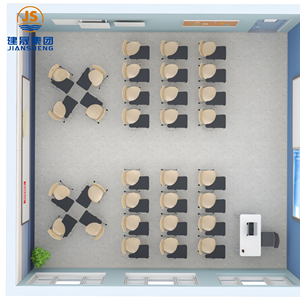 Silla <span class=keywords><strong>de</strong></span> Entrenamiento para Colegio con Tableta Integrada, Silla <span class=keywords><strong>de</strong></span> Estudio Escolar con Paleta <span class=keywords><strong>de</strong></span> Escritura, Silla <span class=keywords><strong>de</strong></span> Plástico para Estudiantes - Product Image 4