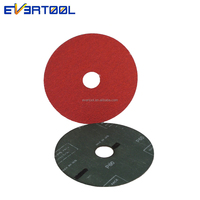 Disques abrasifs en fibre de résine à revêtement ouvert EVERTOOL en oxyde d'aluminium, disques en fibre vulcanisée pour l'acier et les métaux non ferreux