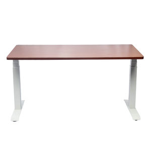 Bureau de travail moderne extensible à vente <span class=keywords><strong>chaude</strong></span>, noir, ergonomique, réglable en hauteur, un moteur, 2 étages, meubles de salon - Product Image 1