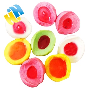 Bán buôn tùy chỉnh nhãn hiệu riêng OEM Trái Đất hình dạng Burst Jelly bánh sandwich đa-hình dạng Jelly mứt trong túi bao bì sáp kẹo - Product Image 6