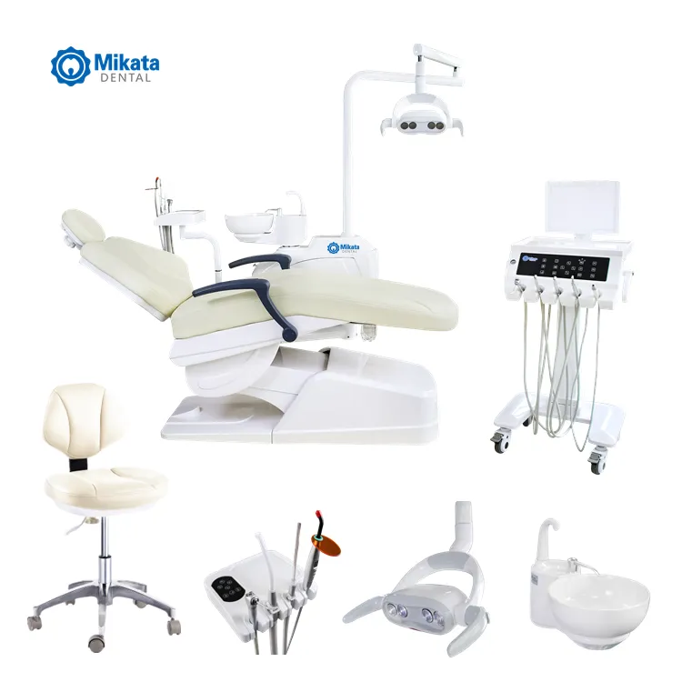 Mikata MKT-400 carrinho móvel portátil para visualizador de filme panorâmico, cadeira para dentista esquerdo, unidade de cadeiras com preço de fábrica