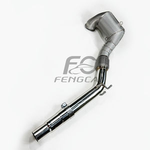 Tuyau d'échappement en acier forgé pour Volkswagen 2013+ VW Golf MK7 MK7.5 GTI 2.0T <span class=keywords><strong>TFSI</strong></span> <span class=keywords><strong>Audi</strong></span> <span class=keywords><strong>A3</strong></span> Downpipe - Product Image 5