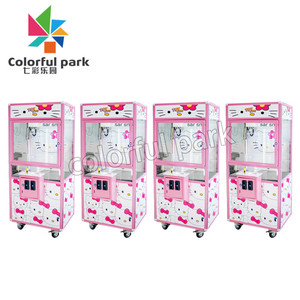 Colorido Parque Hola <span class=keywords><strong>Kitty</strong></span> grúa garra máquina de la moneda + operado + <span class=keywords><strong>juegos</strong></span> - Product Image 1