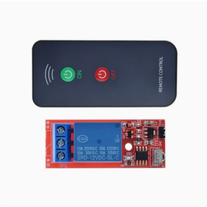Módulo de Interruptor de Inducción con Relé Receptor de Control Remoto Infrarrojo Inalámbrico de 1 Canal 5V1V24V - Product Image 1