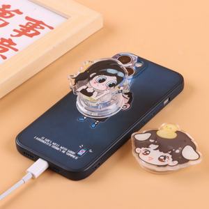 Venta al por mayor de Corea <span class=keywords><strong>Ins</strong></span> diseño acrílico teléfono dedo griptok enchufes de teléfono móvil personalizado acrílico empuñaduras de teléfono - Product Image 5