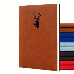 Factory Made <b>A4</b> A5 A6 Custom Hardcover Leather Notebook Business <b>Diary</b> 100 Sheets Super Thick Gift Custom Logo Printing Thermal - Product Image 1