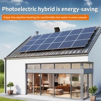 Chauffe-eau solaire photovoltaïque pour hôtel, économie d'énergie, haute capacité, structure durable, utilisation commerciale, domestique et pour camping-car