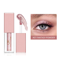 Fard à paupières liquide scintillant nacré effet sirène, waterproof, couleur unique, illuminateur pour le dessous des yeux