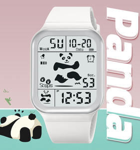 Skmei 2216 Kung Fu Panda montres numériques en plastique hommes unisexe étanche jeunes gens Sport <span class=keywords><strong>montre</strong></span> grand numéro fantaisie <span class=keywords><strong>montre</strong></span>-bracelet garçon - Product Image 2