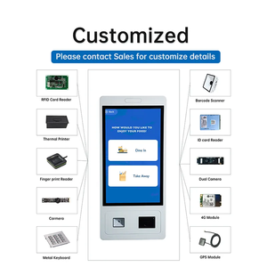 21.5 24 27 32 Inch Interactive Self Service Payment Kiosk Android 14 Win 11 Automatic Touch <b>Screen</b> Kiosk Self Ordering Machine - Product Image 2