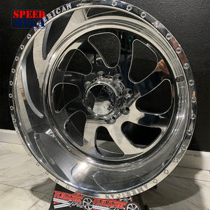 Jantes American Force Wheels 20 22 24 26 pouces 6061-T6 en alliage chromé poli forgé pour camion pour GMC Sierra 1500 HD 2500 - Product Image 2