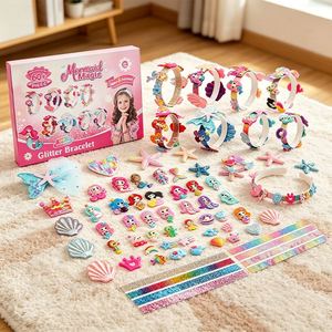 Assorted DIY Hair Accessories Set Kids <b>Headbands</b> Clips Ribbons Butterflies Hearts Creative Party Favor Pack Bulk - Product Image 6