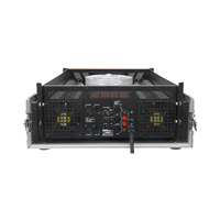 Fabrika Entegreli Amplifikatör Stereo 4U Sınıf H 2x6500W 2 Kanal Güç Amplifikatörü 4 Ohm Metal