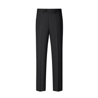 Costume Zhongshan pour homme de style national, nouveau style chinois, fermeture éclair, perles, haut de gamme, noir, col montant, costume de mariage, costume de fiançailles