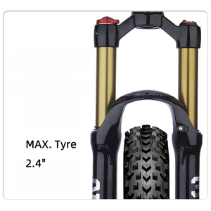 Phuộc xe đạp khí nén MTB, phuộc trước xe đạp leo núi 26/27.5/29 inch, khóa tay/điều khiển từ xa, phụ tùng xe đạp - Product Image 6