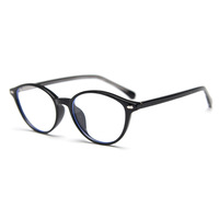 MS K9217 Montures de lunettes de vue unisexe de haute qualité, style punk, monture intégrale, branches en acétate TR90, forme ovale, décoratives