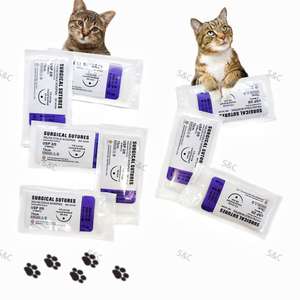 Yüksek kaliteli tıbbi pürüzsüz pgpgla 910 cerrahi sütür Vet tek kullanımlık tıbbi sütür PGA2/0 3/0 PDO naylon ipek iplik - Product Image 4