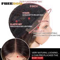 Wig Sintetis Rebecca Lace Front untuk Wanita, Wig Keriting Panjang 42 inci, Wig Deep Part, Wig Transparan Hitam Ginger untuk Cosplay, Pengiriman Lokal AS