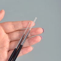 Pinceau de maquillage en fil fin en spirale au prix de gros pour cils Eyerow Spoolie Brush