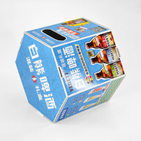 Cajas de Embalaje Impresas con Logotipo Personalizado, Caja de Envío Corrugada Personalizada, Caja de Embalaje para Bebidas y Cerveza