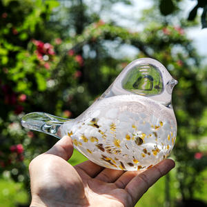 Figura de Pájaro de Cristal Hecha a Mano, Pulida, Ecológica, con Estampado Animal, Regalo de Navidad o Cumpleaños, Animales Decorativos Coleccionables - Product Image 2