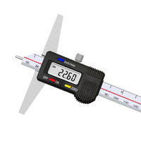Hengliang haute précision 0-150mm en acier inoxydable jauge de profondeur numérique électronique sonde à aiguille étriers Vernier