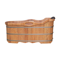 Baignoire en bois de cèdre, petite, bon marché, autoportante, baignoire en bois, douche, bain à remous, à vendre