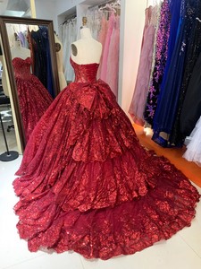 Vestidos de Quinceañera Victorianos con Corpiño con Varillas, Corte en A, Sin Tirantes y Lazo, Directo de Fábrica, Personalizados, Vestidos de Boda para Quinceañera - Product Image 5