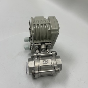 Vanne à boisseau fileté à couple élevé, régulation AC220V/AC380V, en acier inoxydable, pour système industriel haute pression, eau, OEM, 2 pouces, à couple élevé - Product Image 1