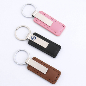 Leather Key Chain <b>Keychain</b> Luxury Designer Custom Logo Blank Laser Engraving Bulk Custom Key Chain Custom Metal <b>Keychain</b> - Product Image 2