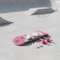 Vente en gros de sets de fingerboards complets personnalisés 98*32mm en érable canadien, mini-skateboard avec roulements ABEC-9