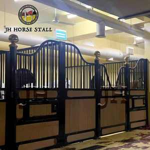 Système de box pour chevaux en acier galvanisé pour centre équestre professionnel, porte de panneau avant de box pour chevaux - Product Image 1