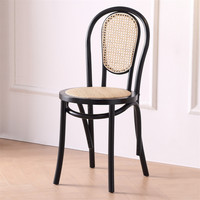 Nouvelle chaise de salle à manger traditionnelle nordique en bois massif, écologique, légère et durable, pour appartement, maison, hôtel, café