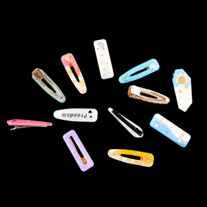 DIY saç tokası döküm kalıp saç tokası silikon reçine kalıpları takı kalıpları epoksi reçine saç tokası silikon kalıplar - Product Image 5