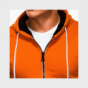 Sudadera con capucha de algodón al por mayor ropa de calle OEM con cremallera para hombre Ajuste de gran tamaño con logotipo PROVEEDOR DE FÁBRICA DE Pakistán - Product Image 1