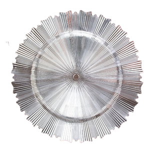 Assiettes décoratives de table modernes en aluminium/cuivre durables et écologiques pour l'hôtel, le restaurant et la restauration. - Product Image 4