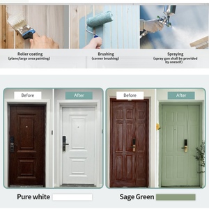 Vernice Opaca Effetto Gesso per Mobili in Legno, Impermeabile, Non Tossica e Inodore, per Rinnovare Armadietti da Cucina, Culle, Scrivanie, Guardaroba - Product Image 2