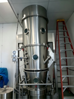 Séchoir à lit fluidisé de qualité alimentaire pour la granulation du cacao, fabriqué en usine