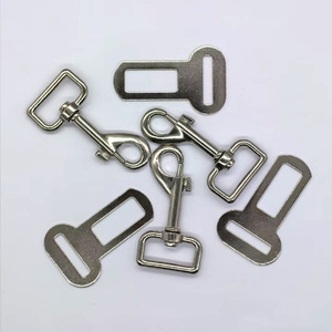 Clip de laisse pour chien en alliage de zinc avec crochet en P, diamètre intérieur 25 mm, attache rapide, accessoire pour animaux de compagnie, connecteur de boucle de sécurité pour voiture - Product Image 1