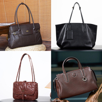 Sac demi-lune en cuir végétal 2025 Nouveau sac à bandoulière simple et tendance en cuir de vachette de première qualité Style rétro
