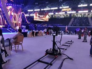 Équipement de diffusion et de cinéma de vente chaude ST-2000 le système de télécommande de chariot de piste de caméra motorisée - Product Image 5