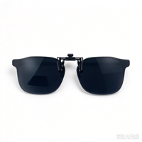 Clips de lentilles polarisantes pour lunettes, adaptés aux fonctions caméra des lunettes intelligentes IA, peuvent être fixés aux clips de lentilles.