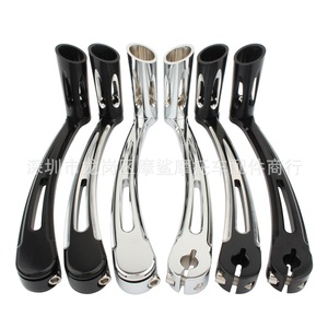 คันเกียร์มอเตอร์ไซค์ Moshark อลูมิเนียม CNC สีดำโครเมียม สำหรับอะไหล่ตกแต่งฮาร์เลย์ เดวิดสัน - Product Image 1