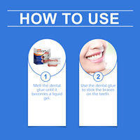 Kit de prothèses dentaires esthétiques Oralhoe pour un sourire naturel, ajustement confortable, remplacement temporaire des dents, vente en gros, marque privée