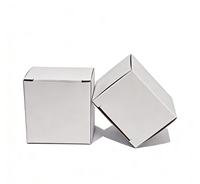 Boîtes rigides en carton blanc 350 g/m² personnalisées de haute qualité en matériaux recyclés avec laminage mat et fermeture magnétique pour rouge à lèvres