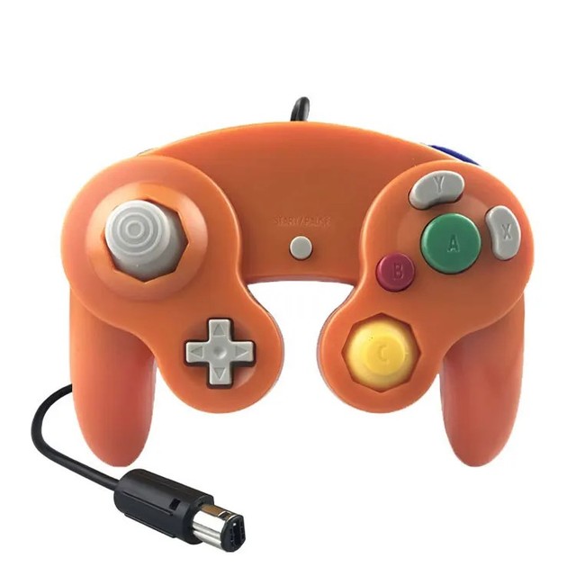 Classic Wired Gamepad Controller for Kids Boys Quality Gamepad with Vibrating Motor Compatible with Gamecube